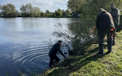 Arbeitsdienst der Holmer Sportfischer